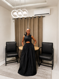 Maxi sleeveless dress  Black